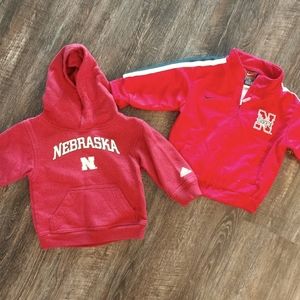 Nebraska Huskers sweatshirt and jacket